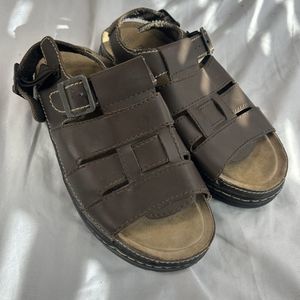 Vintage Faded Glory Men's‎ Sandals Heavy Buckle Hudson Size 12